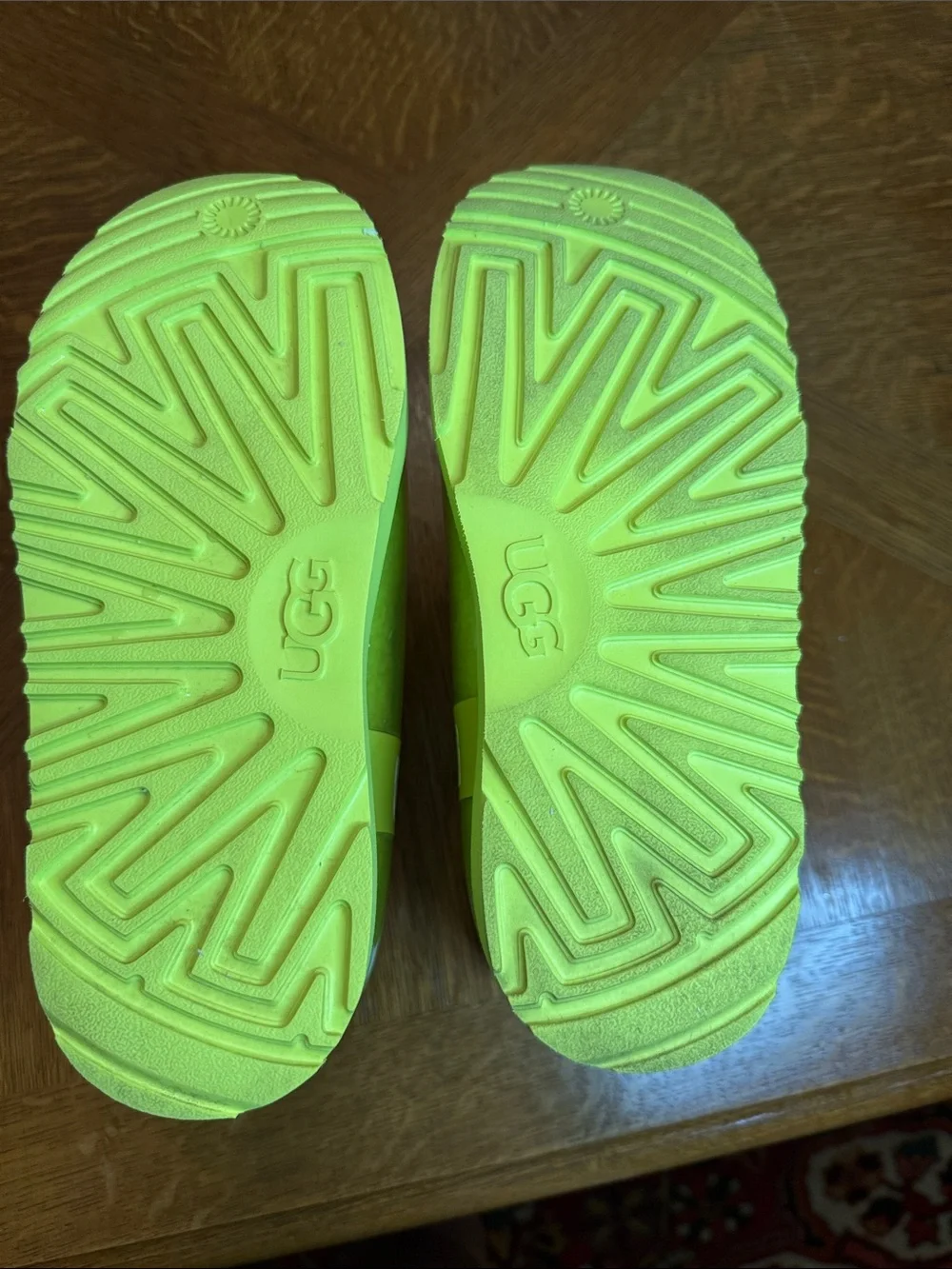 UGG Kids Neon Yellow Waterproof Winter Boots